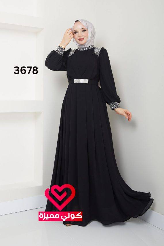 فستان 3678 اسود