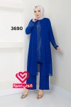 طقم بنطلون 3690 نيلي