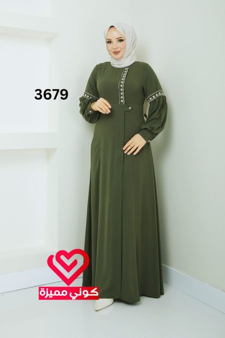 جلباب 3679 زيتي