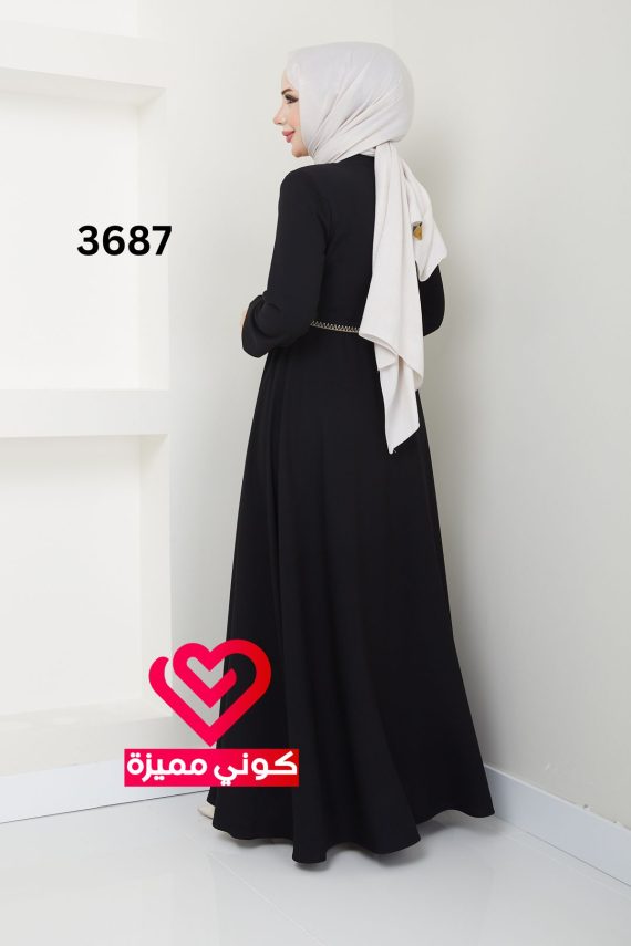 عباة كلوش 3687 اسود