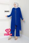 طقم بنطلون 3690 نيلي