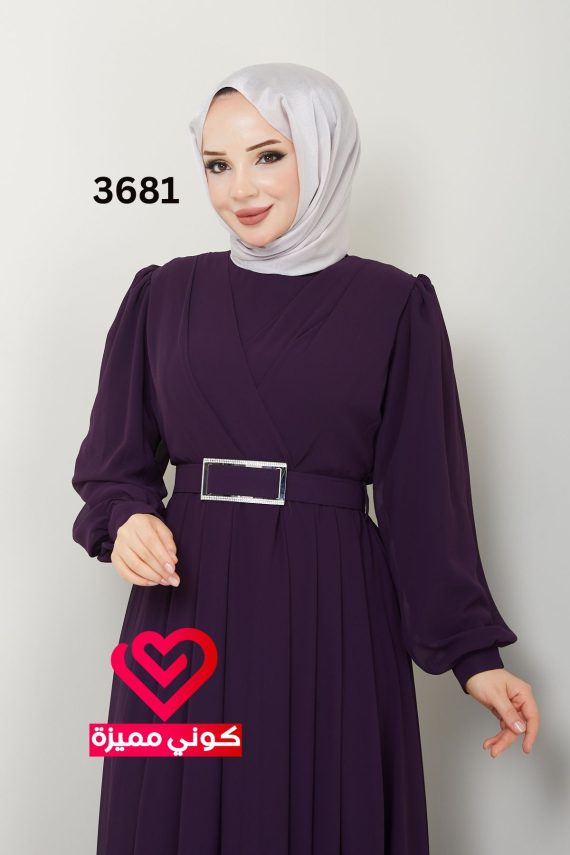 فستان 3681 ليلكي