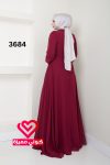 فستان 3684 خمري