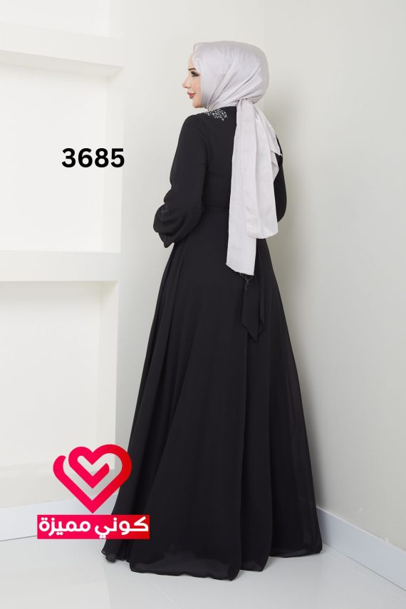 فستان 3685 اسود