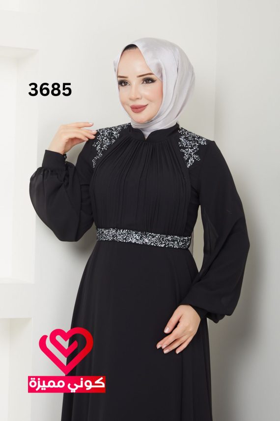 فستان 3685 اسود