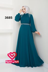 فستان 3685 تركواز