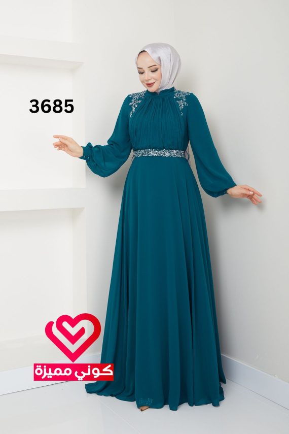 فستان 3685 تركواز