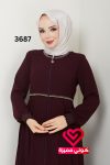 عباة كلوش 3687 عنابي