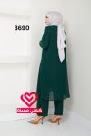طقم بنطلون 3690 زيتي