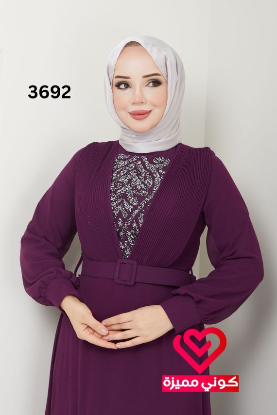 فستان 3692 ليلكي