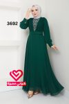 فستان 3692 زيتي