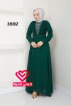 فستان 3692 زيتي