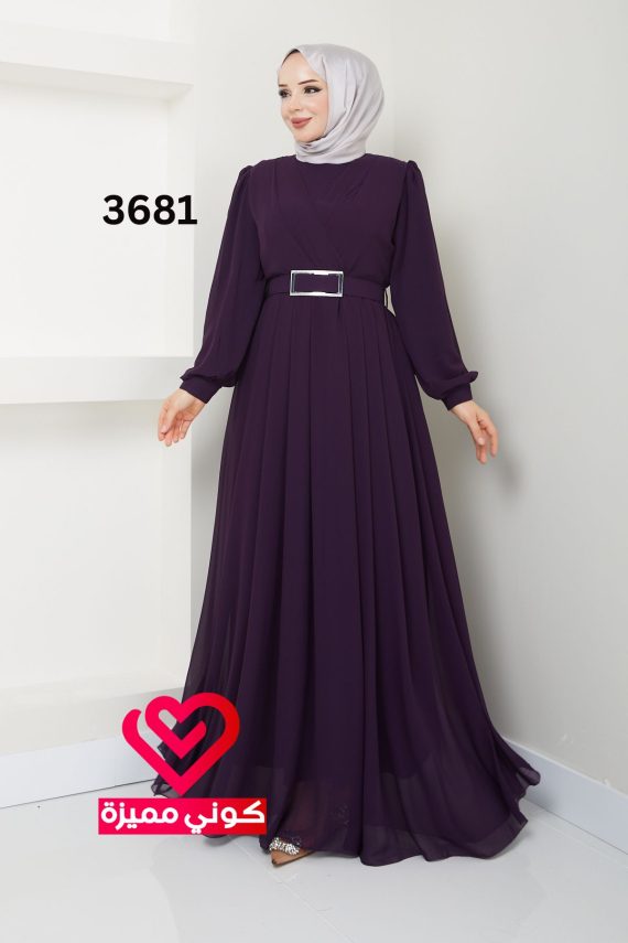 فستان 3681 ليلكي