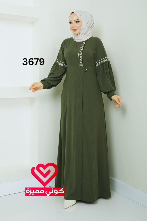 جلباب 3679 زيتي