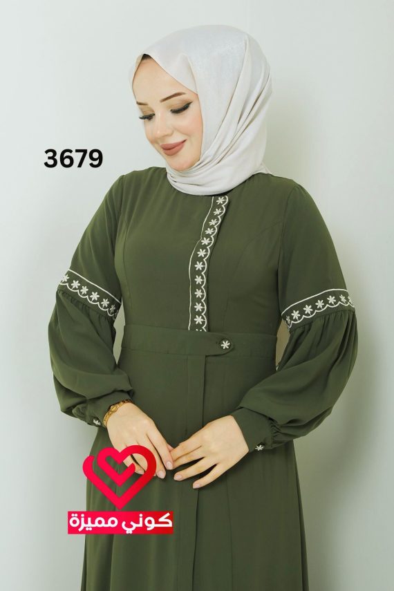 جلباب 3679 زيتي