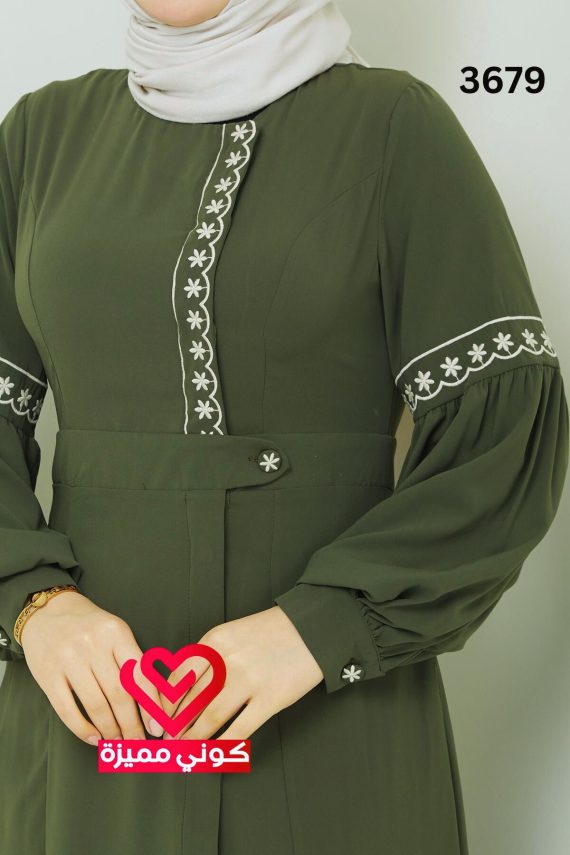 جلباب 3679 زيتي