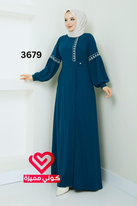 جلباب 3679 تركواز