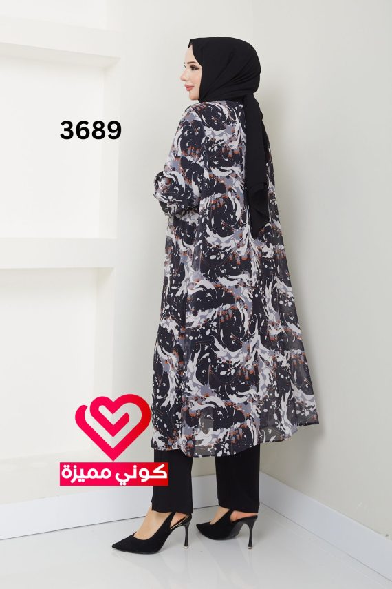 طقم ثلاث قطع 3689 اسود