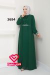 فستان 3694 زيتي