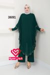 طقم بنطلون 3691 زيتي