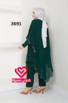 طقم بنطلون 3691 زيتي