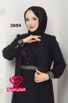 فستان 3694 اسود