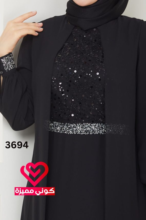 فستان 3694 اسود