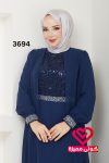 فستان 3694 كحلي