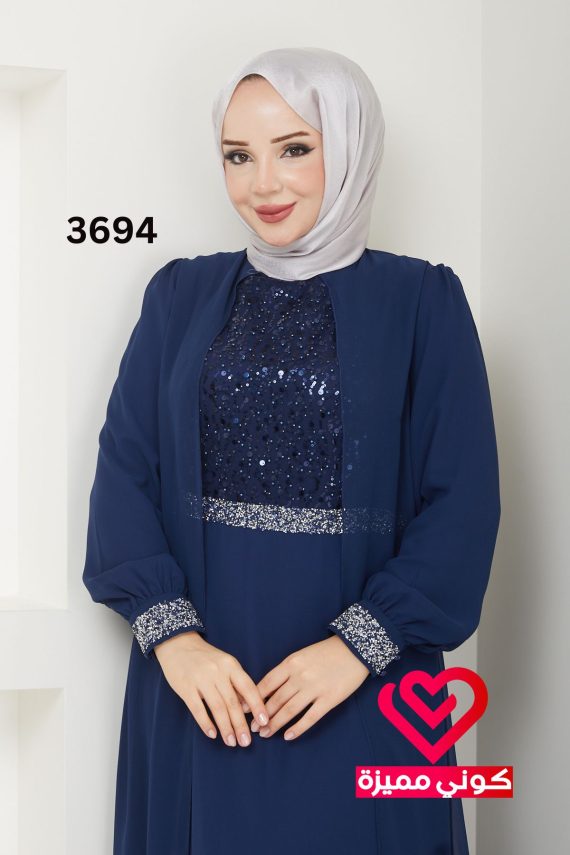 فستان 3694 كحلي