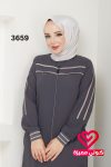 جلباب 3659 رمادي