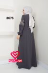 جلباب 3676 رمادي
