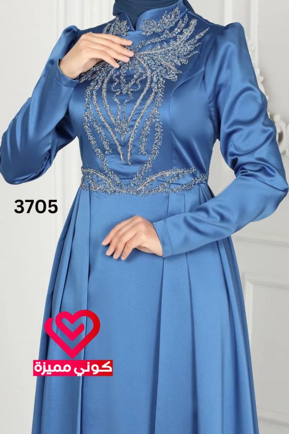 فستان 3705 سماوي