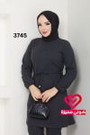طقم 3745 رمادي