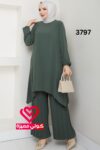 طقم 3797 فستقي غامق