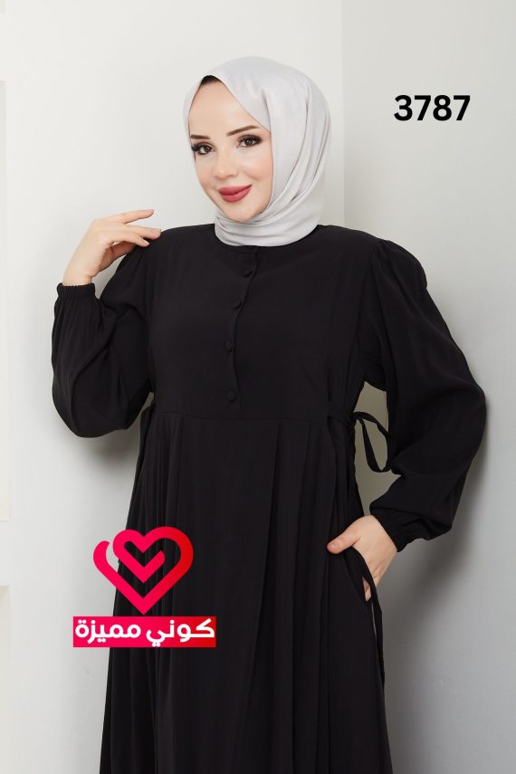 فستان 3787 اسود