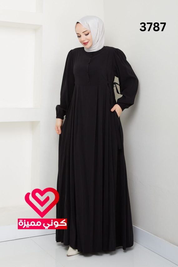 فستان 3787 اسود