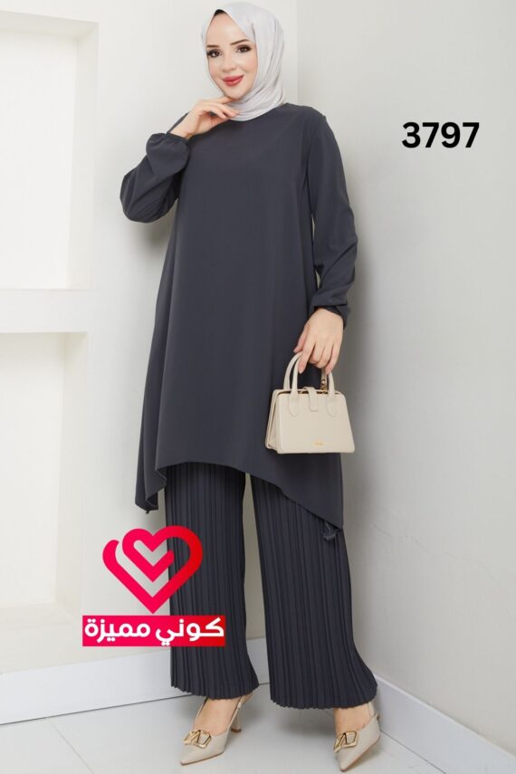 طقم 3797 رمادي