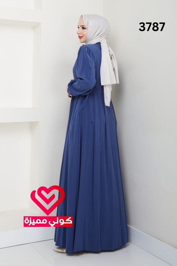 فستان 3787 ازرق
