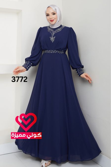 فستان 3772 كحلي