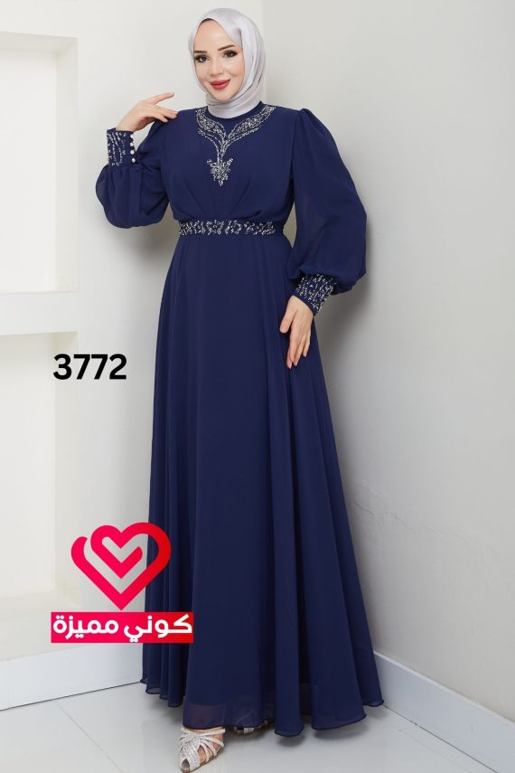 فستان 3772 كحلي