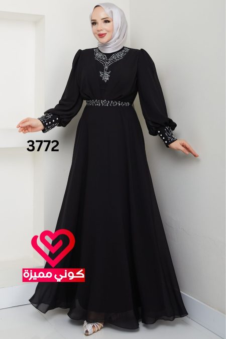 فستان 3772 اسود