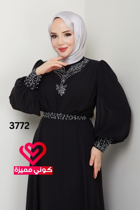 فستان 3772 اسود