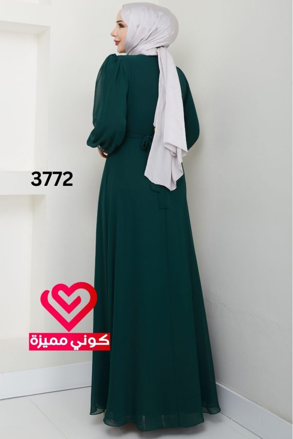 فستان 3772 زيتي