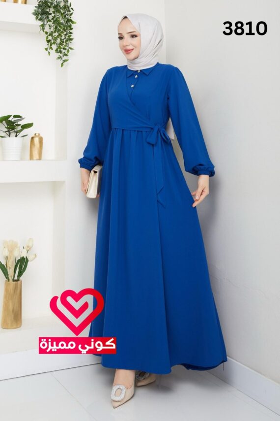 فستان 3810 ازرق