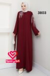 فستان 3803 خمري