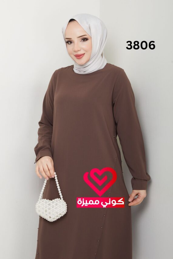 طقم 3806 بيج غامق