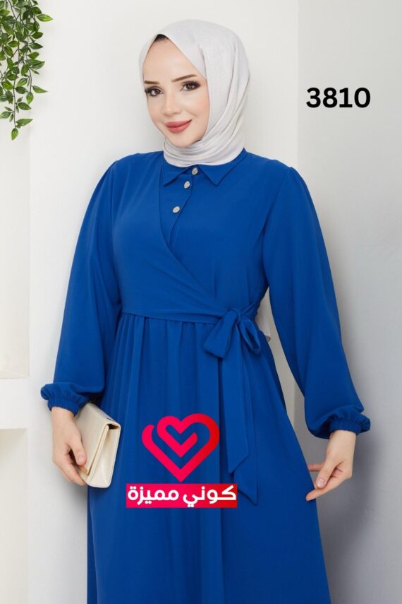 فستان 3810 ازرق