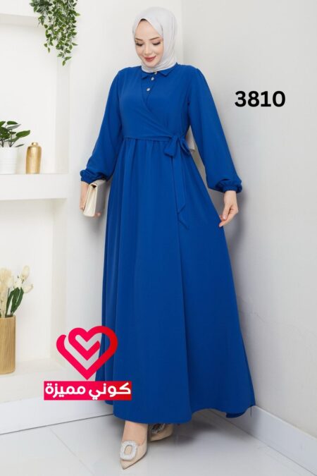 فستان 3810 ازرق