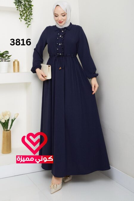 فستان 3816 كحلي