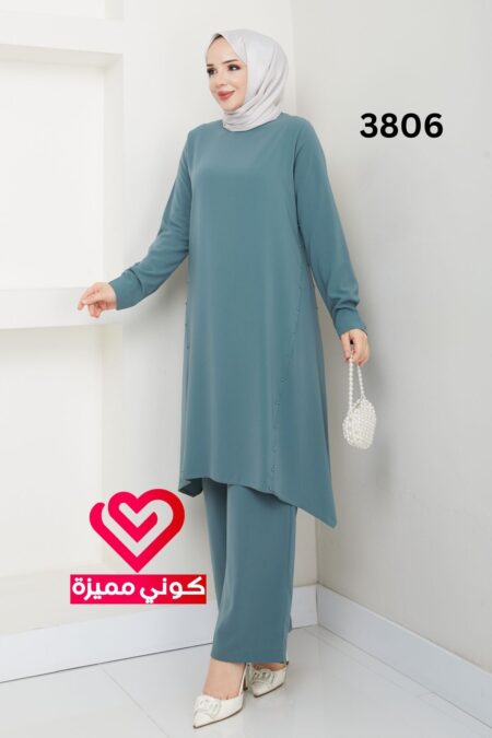 طقم 3806 فستقي